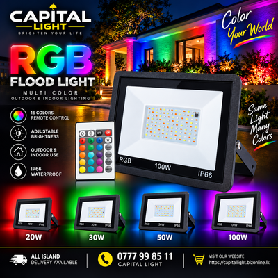 RGB Flood light 50W